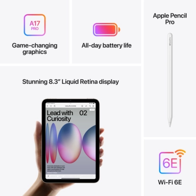 Планшет Apple iPad mini 2024 Wi-Fi 128GB Blue (MXN73NF/A) (1803383) Планшет Apple iPad mini 2024 Wi-Fi 128GB Blue (MXN73NF/A) (1803383)