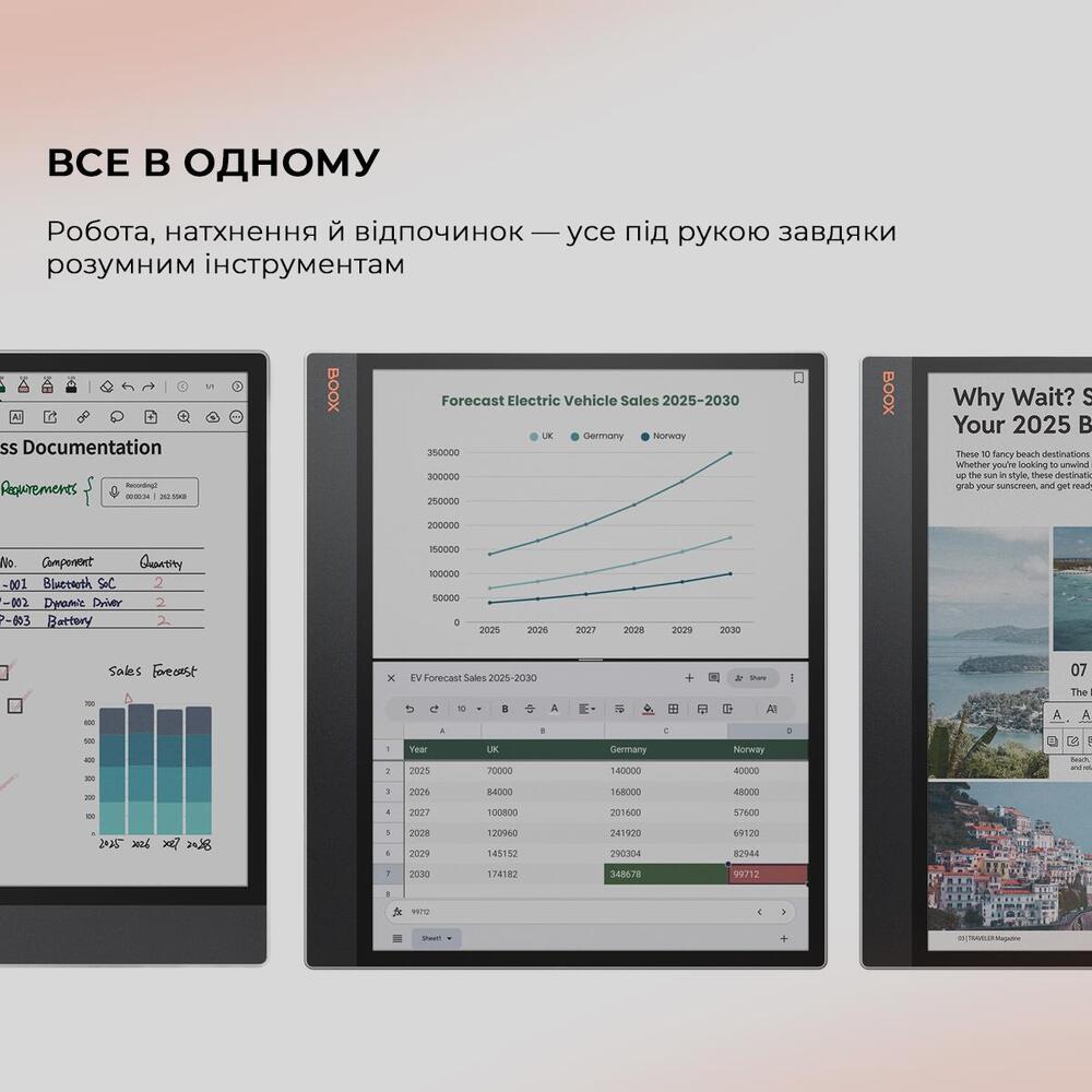 Електронна книга BOOX Tab X С