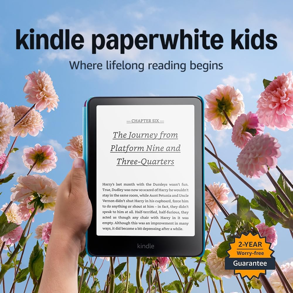 Електронна книга Amazon Kindle Paperwhite Kids (12th Gen) 16GB Black with Cyber City Cover_JP