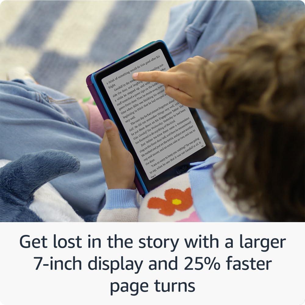 Електронна книга Amazon Kindle Paperwhite Kids (12th Gen) 16GB Black with Cyber City Cover_JP