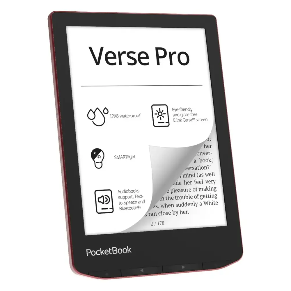 Електронна книга PocketBook 634 Verse Pro Passion Red (PB634-3-CIS)