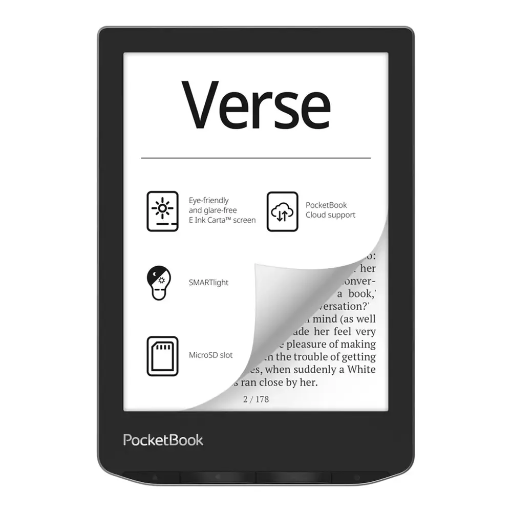 Електронна книга PocketBook 629 Verse Mist Grey (PB629-M-CIS)
