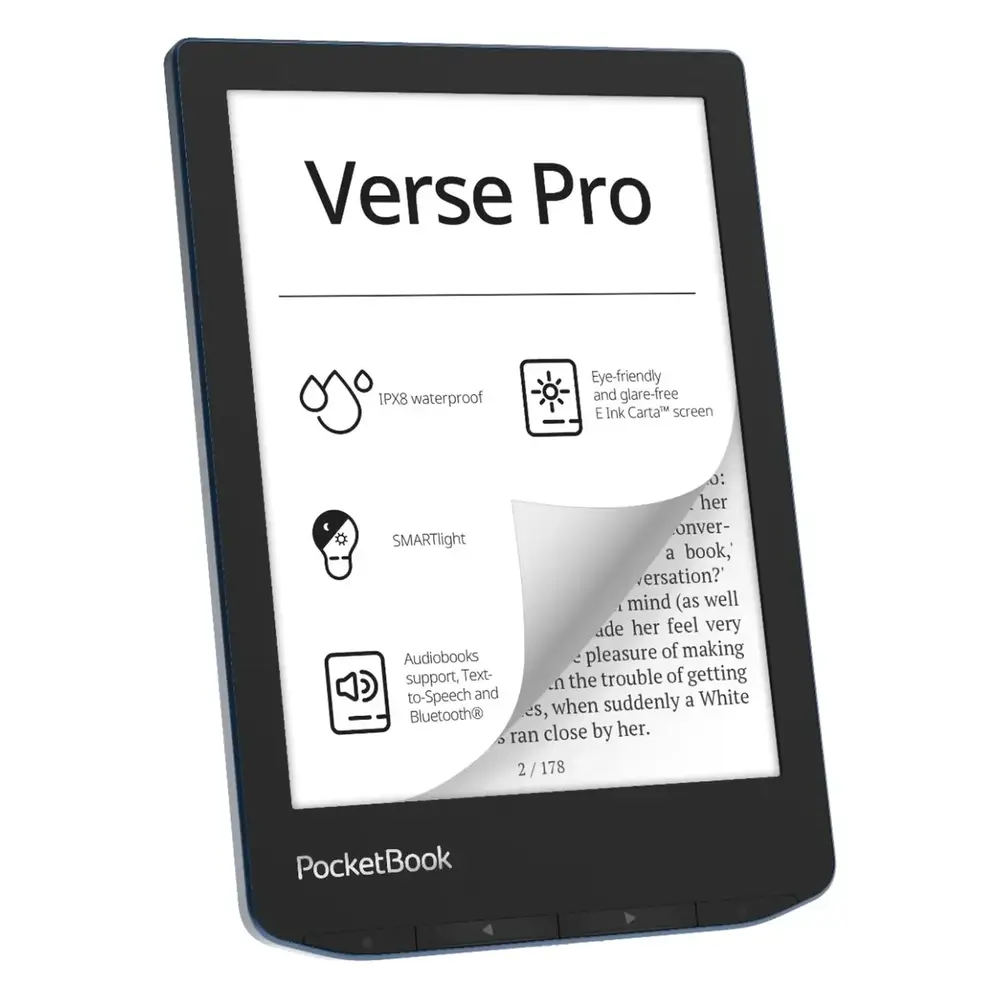 Електронна книга PocketBook 634 Verse Pro Azure (PB634-A-CIS)