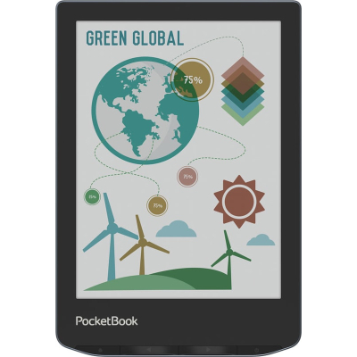 Електронна книга Pocketbook 634K3 Verse Pro Color, StormySea (PB634K3-1-CIS)