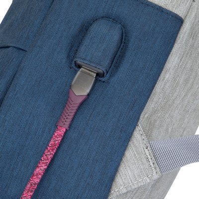 Рюкзак Rivacase 7562 Grey/Dark blue 15.6