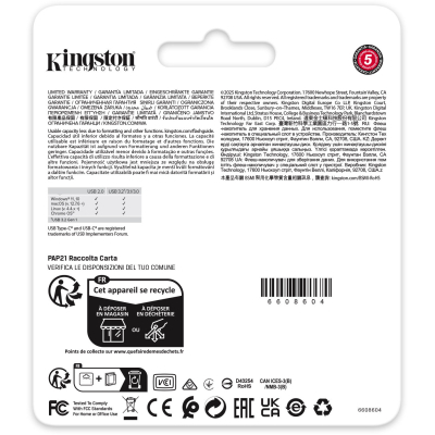 USB флеш накопичувач Kingston 128GB DataTraveler Duo USB 3.2 / Type-C Black/Green (DTDEG2/128GB)