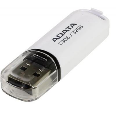 USB флеш накопичувач ADATA 32Gb C906 white (AC906-32G-RWH)