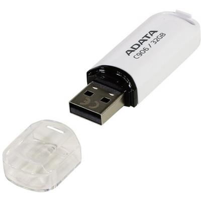 USB флеш накопичувач ADATA 32Gb C906 white (AC906-32G-RWH)