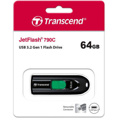 Transcend 64GB JetFlash 790C, Black