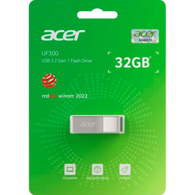 USB флеш накопичувач Acer 32GB UF300 Silver USB 3.2 (BL.9BWWA.517)