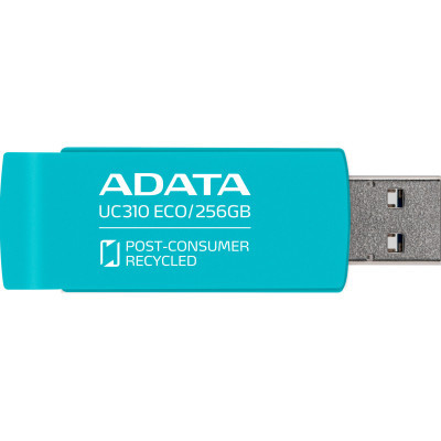 USB флеш накопичувач ADATA 256GB UC310 Eco Green USB 3.2 (UC310E-256G-RGN)