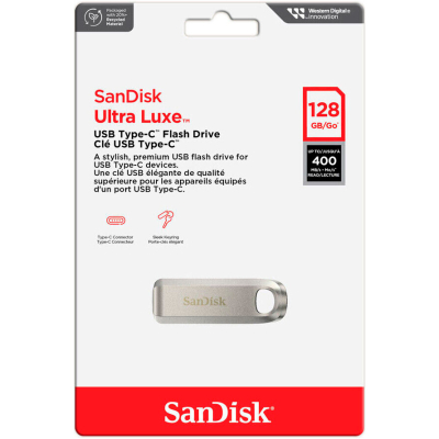 USB флеш накопичувач SanDisk 128GB Ultra Luxe Type-C USB 3.2 (SDCZ75-128G-G46)