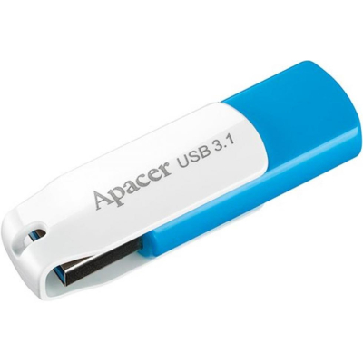 USB флеш накопичувач Apacer 128GB AH357 Ocean Blue USB 3.2 (AP128GAH357U-1) (1783395)