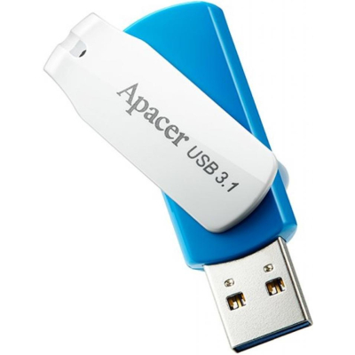 USB флеш накопичувач Apacer 128GB AH357 Ocean Blue USB 3.2 (AP128GAH357U-1) (1783395)