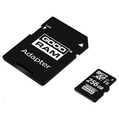 Карта пам`яті MicroSDXC 256GB UHS-I Class 10 Goodram + SD-adapter (M1AA-2560R12)
