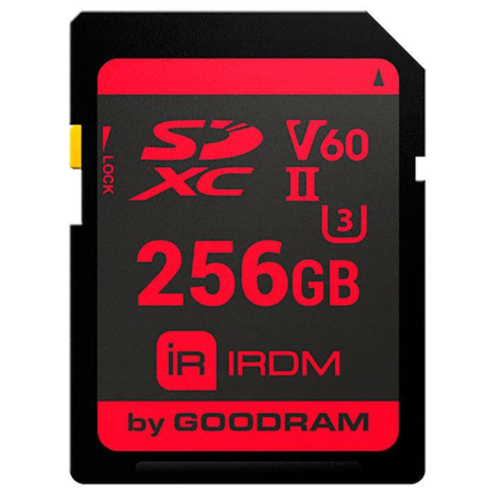 Memory card SD 256Gb GoodRAM IRDM SDXC V60 UHS-II U3 Retail (IR-S6B0-2560R11) (1463567)