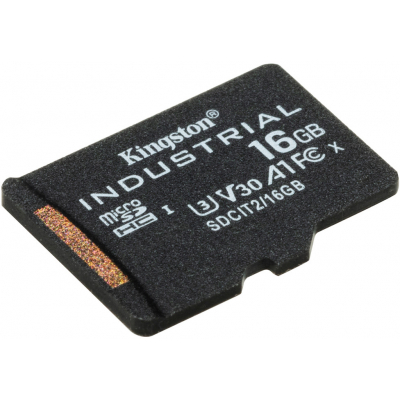 Карта пам`ятi MicroSDHC 16GB UHS-I/U3 Class 10 Kingston Industrial (SDCIT2/16GBSP)