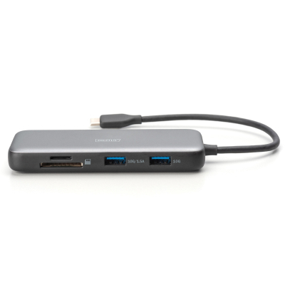 Док-станція Digitus DA-70915 (USB-C PD 100W/USB3.2х2/USB-C/RJ45/SD/MicroSD/2хHDMI)