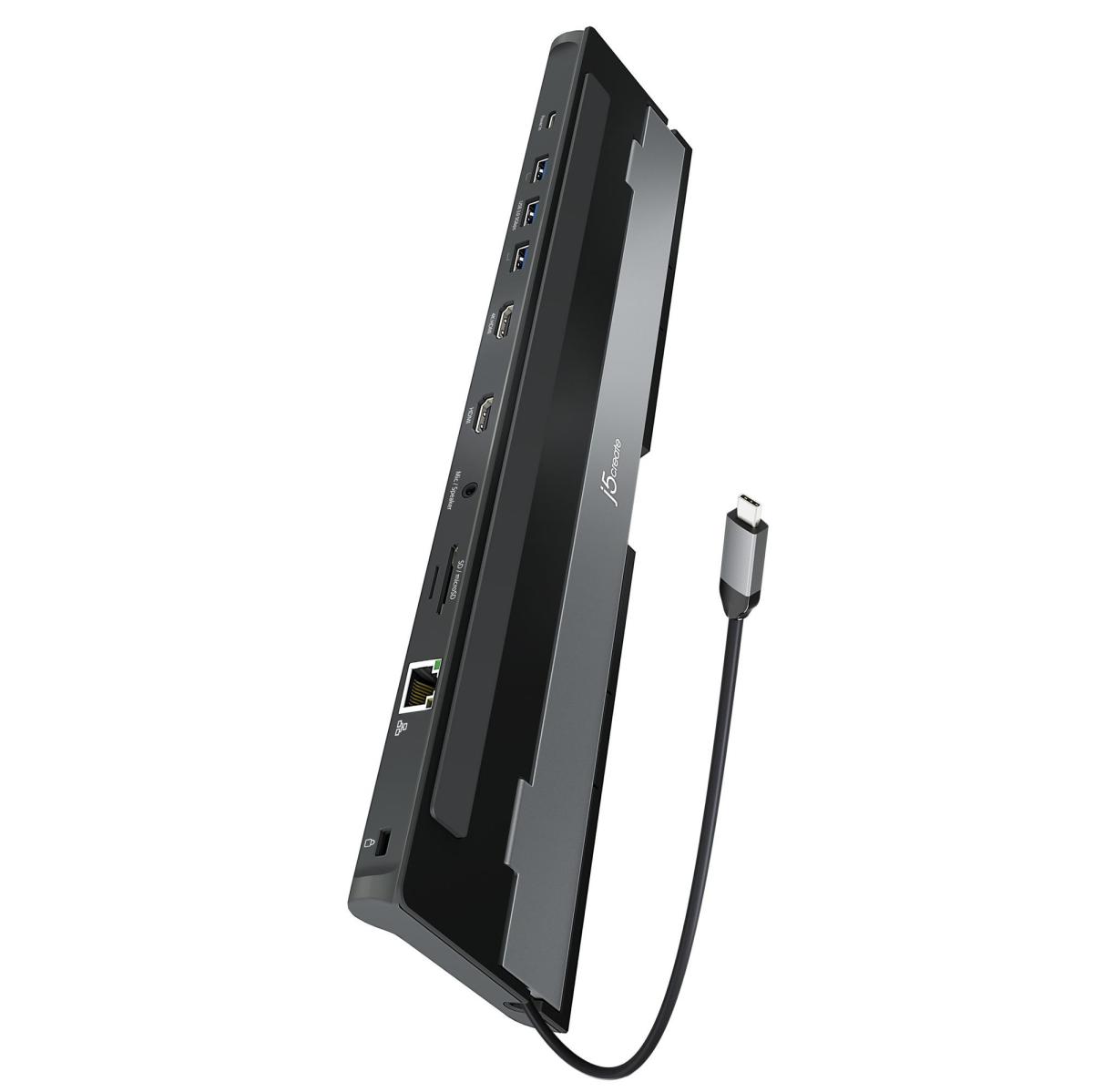 Док-станція J5create USB-C 10-в-1 (JCD542-N)