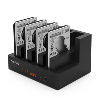 Док-станція для накопичувачів Maiwo 4*HDD 2,5"/3,5" SATA/SSD USB3.0 (K3094A)