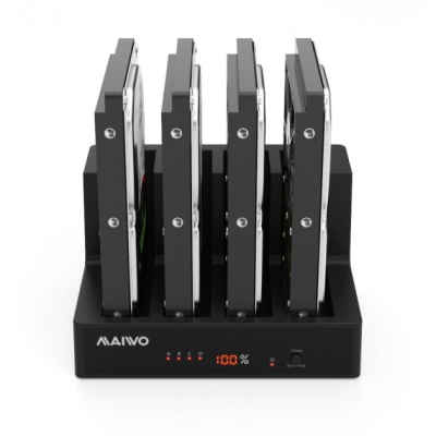 Док-станція для накопичувачів Maiwo 4*HDD 2,5"/3,5" SATA/SSD USB3.0 (K3094A)