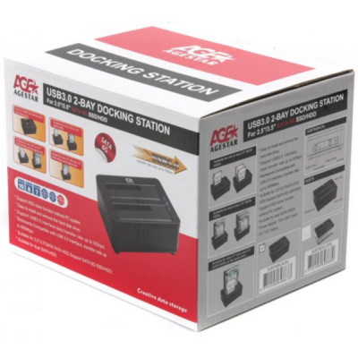 Док-станція AgeStar 3UBT8 для SATA HDD 2.5
