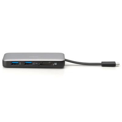Док-станція Digitus USB-C PD 100W/USB3.2х2/USB-C/RJ45/SD/MicroSD/HDMI (DA-70914)