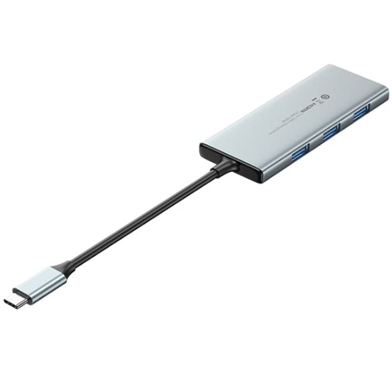 Концентратор VENTION USB 3.1 Type-C to HDMI/USB 3.0x3/SD/TF/PD 100W 7-in-1 (TOPHB)