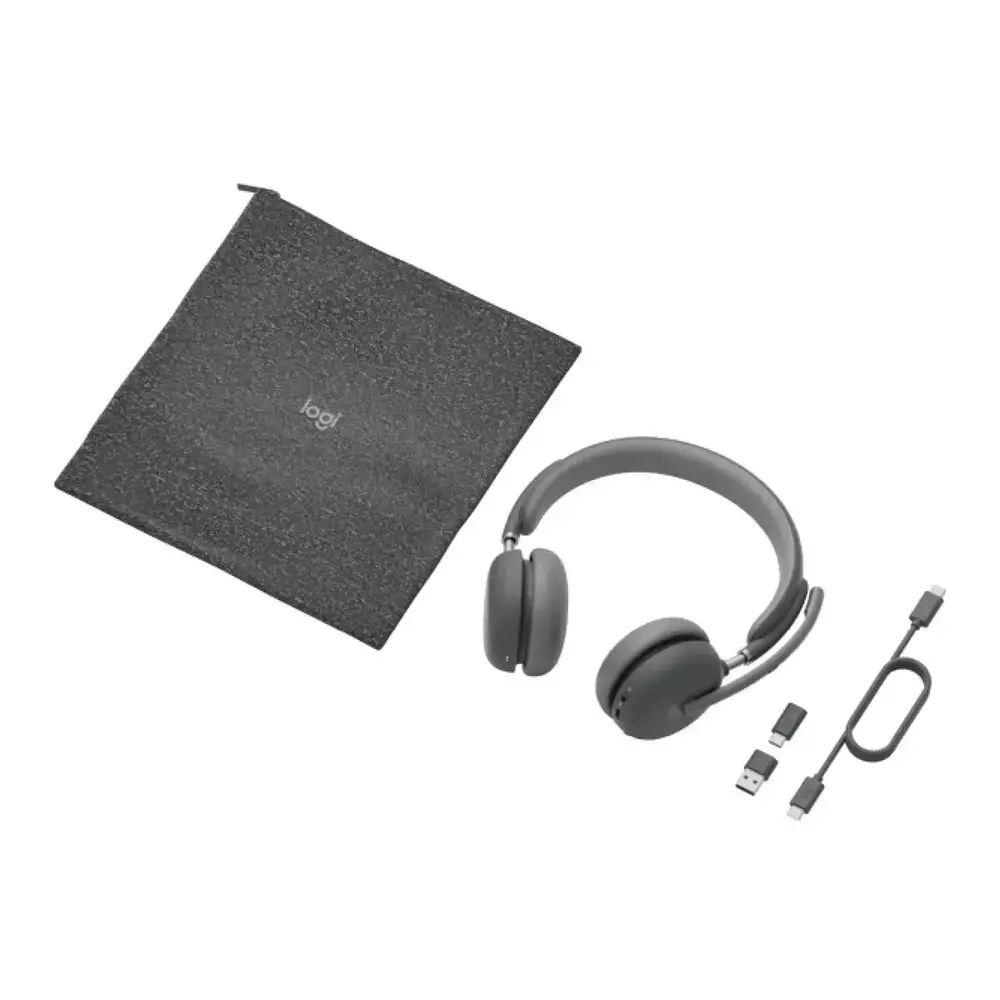 Bluetooth-гарнітура Logitech Zone Wireless 2 Graphite Teams version, native Bluetooth (981-001436)