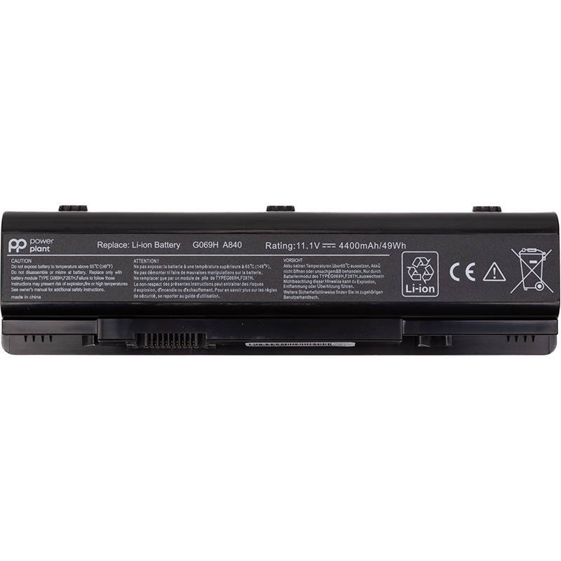 Акумулятор PowerPlant для ноутбуків DELL Vostro 1015 (F287H) 11.1V 4400mAh (NB440429)