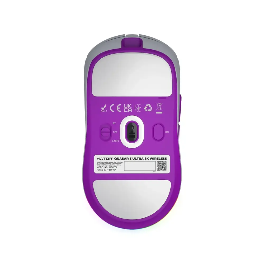 Миша бездротова Hator Quasar 3 Ultra 8K Wireless White (HTM771)
