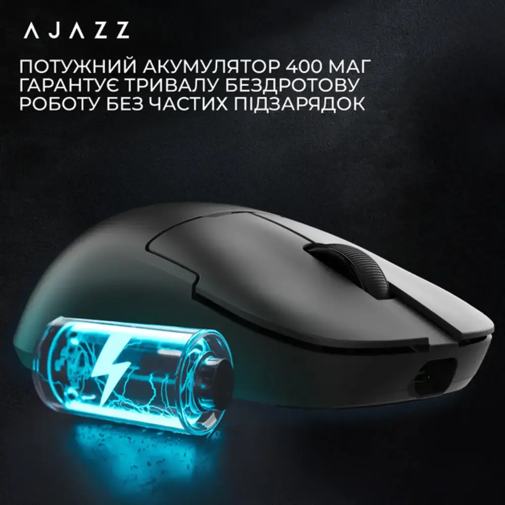 Миша бездротова Ajazz AJ159 Apex Black (AJM159-A-B)