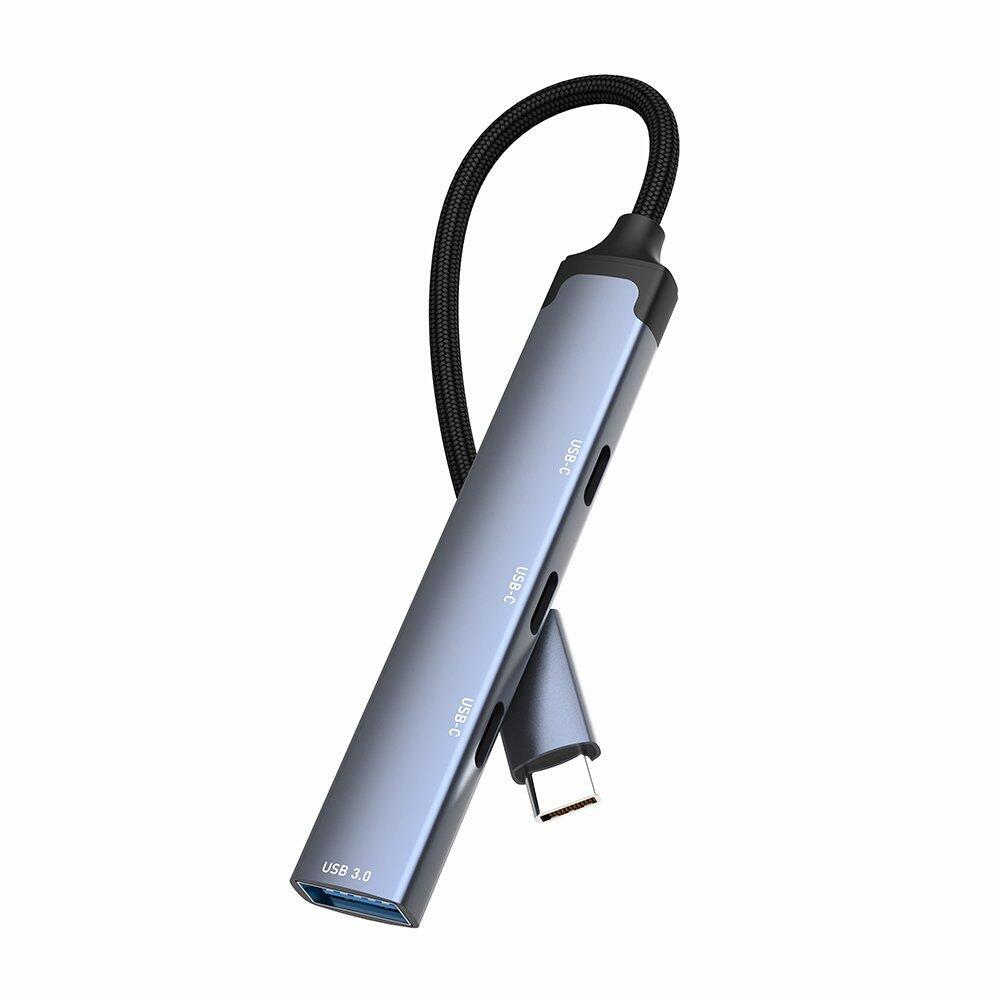 USB-хаб СolorWay USB Type-C 4-в-1 (CW-HUB07) USB-хаб СolorWay USB Type-C 4-в-1 (CW-HUB07)