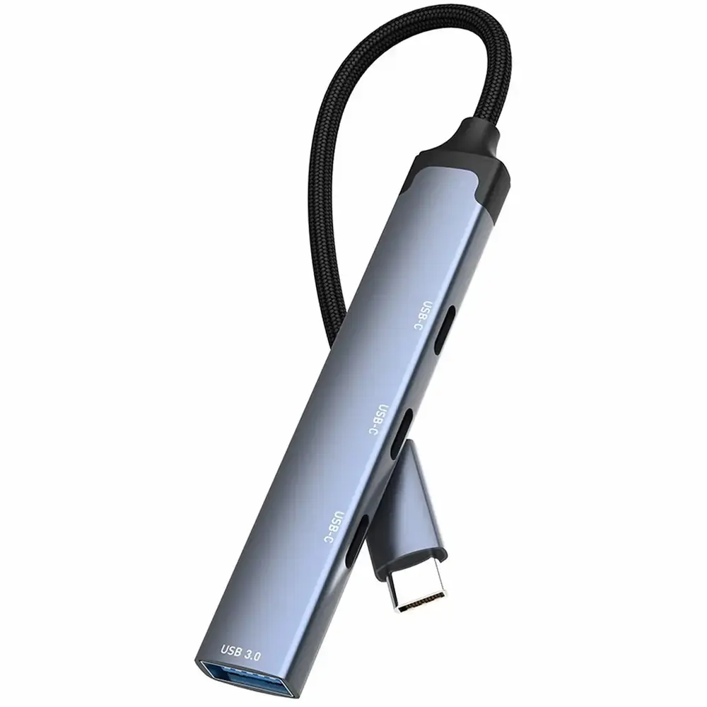 USB-хаб СolorWay USB Type-C 4-в-1 (CW-HUB07) USB-хаб СolorWay USB Type-C 4-в-1 (CW-HUB07)