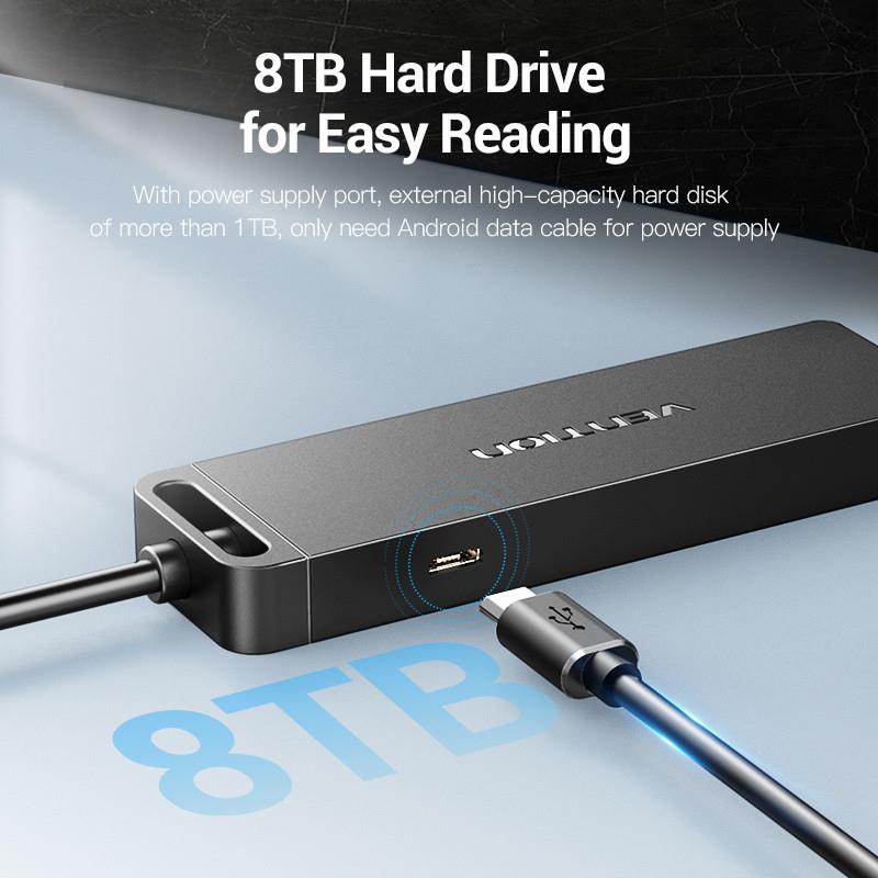 USB-хаб Vention CHLBB 4 ports Black