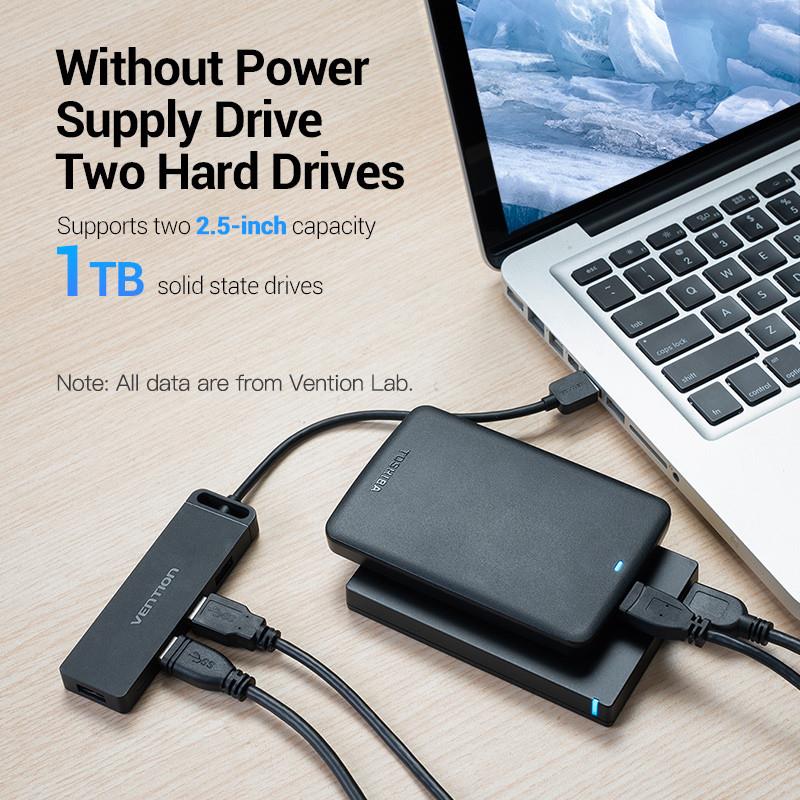 USB-хаб Vention CHLBB 4 ports Black