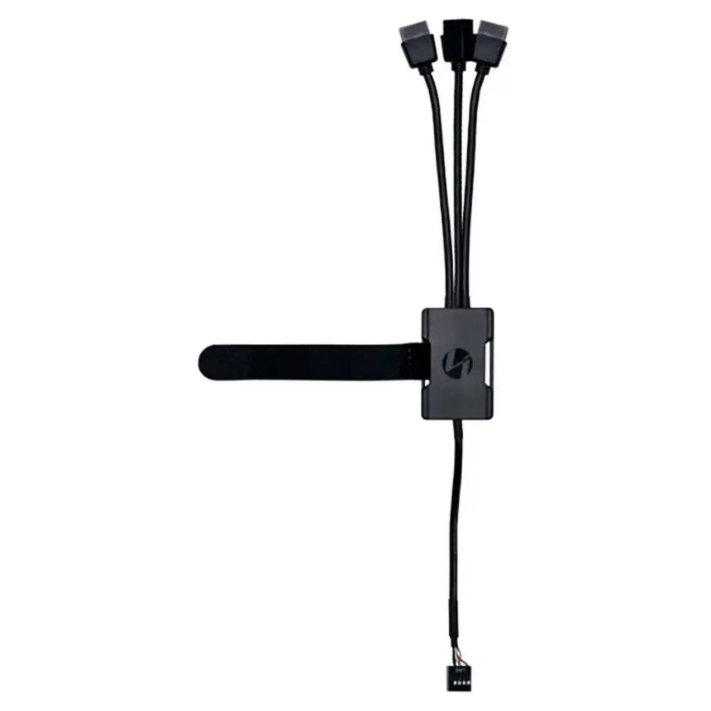 USB-хаб Lian Li USB 2.0 1 to 3 HUB, Black (1854384)