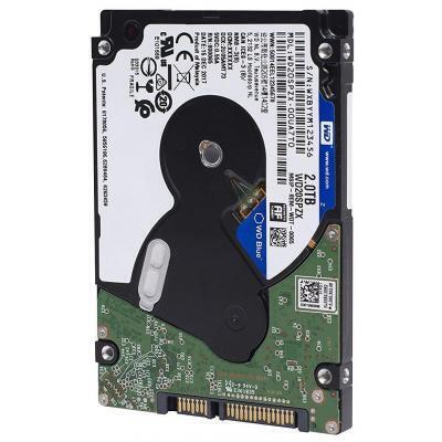 Накопичувач HDD 2.0TB WD Blue 5400rpm 128MB (WD20SPZX)
