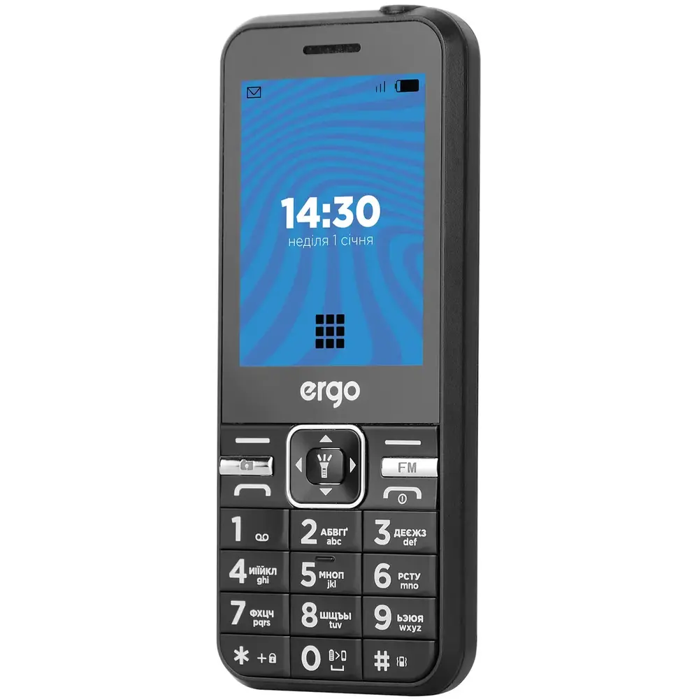 Мобiльний телефон Ergo E281 Dual Sim Black