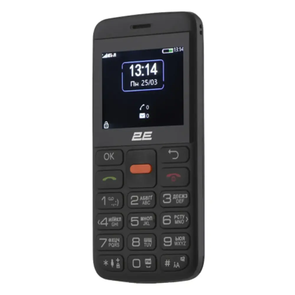 Мобiльний телефон 2E T180 Max Dual Sim Black (688130251051)