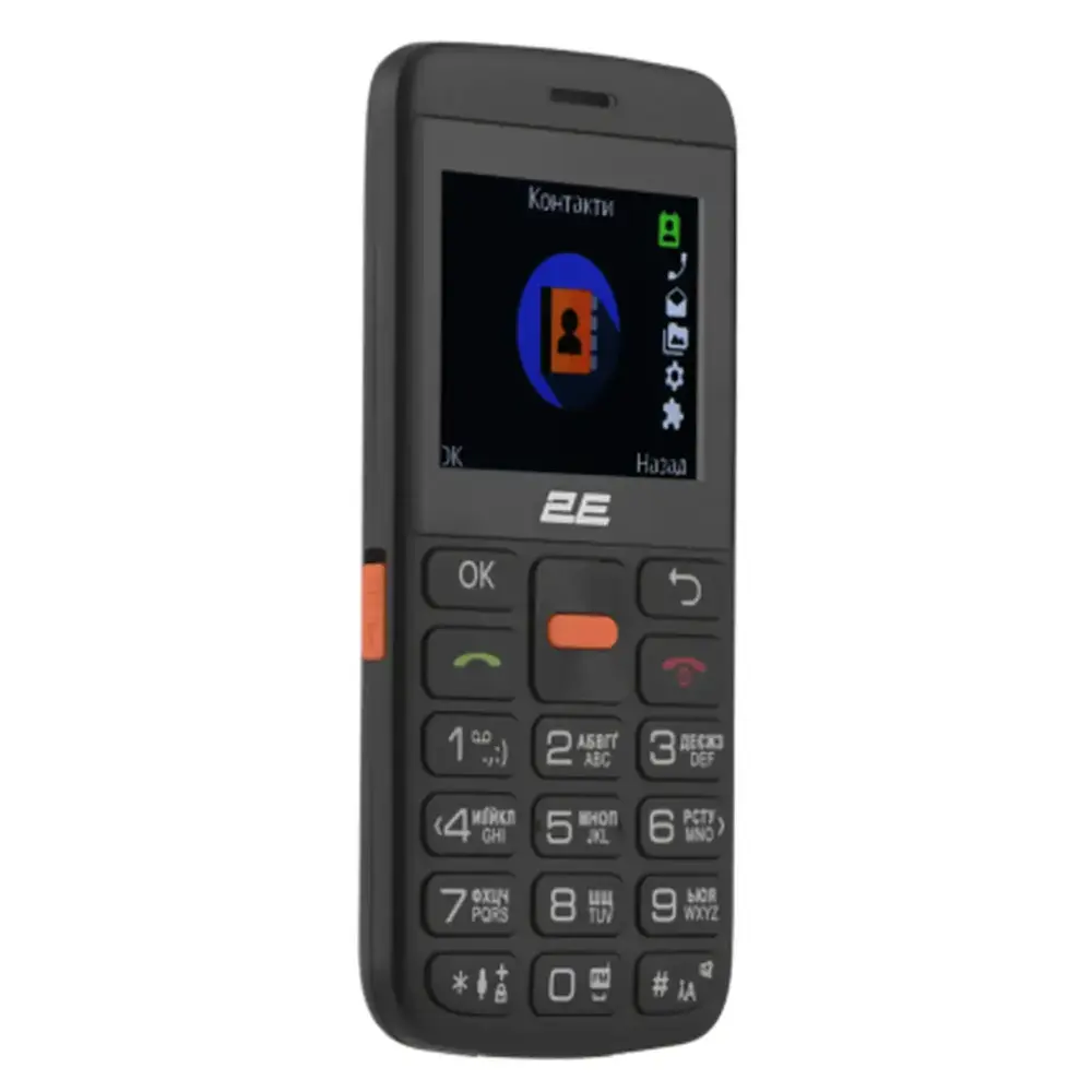 Мобiльний телефон 2E T180 Max Dual Sim Black (688130251051)
