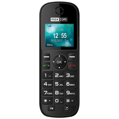 Мобiльний телефон Maxcom MM35D Black