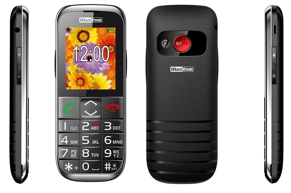 Мобiльний телефон Maxcom MM720 Black