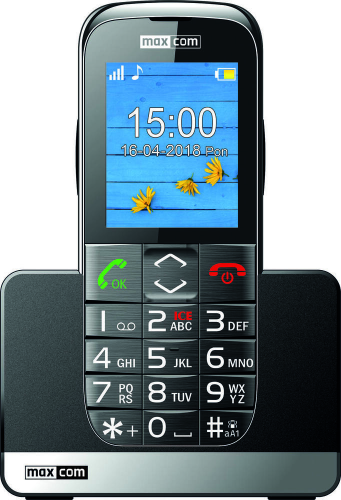 Мобiльний телефон Maxcom MM720 Black
