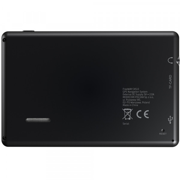 Авто GPS-навігатор Modecom Device FreeWAY CX 5.0 MapFactor (NAV-FREEWAYCX5-MF-EU)