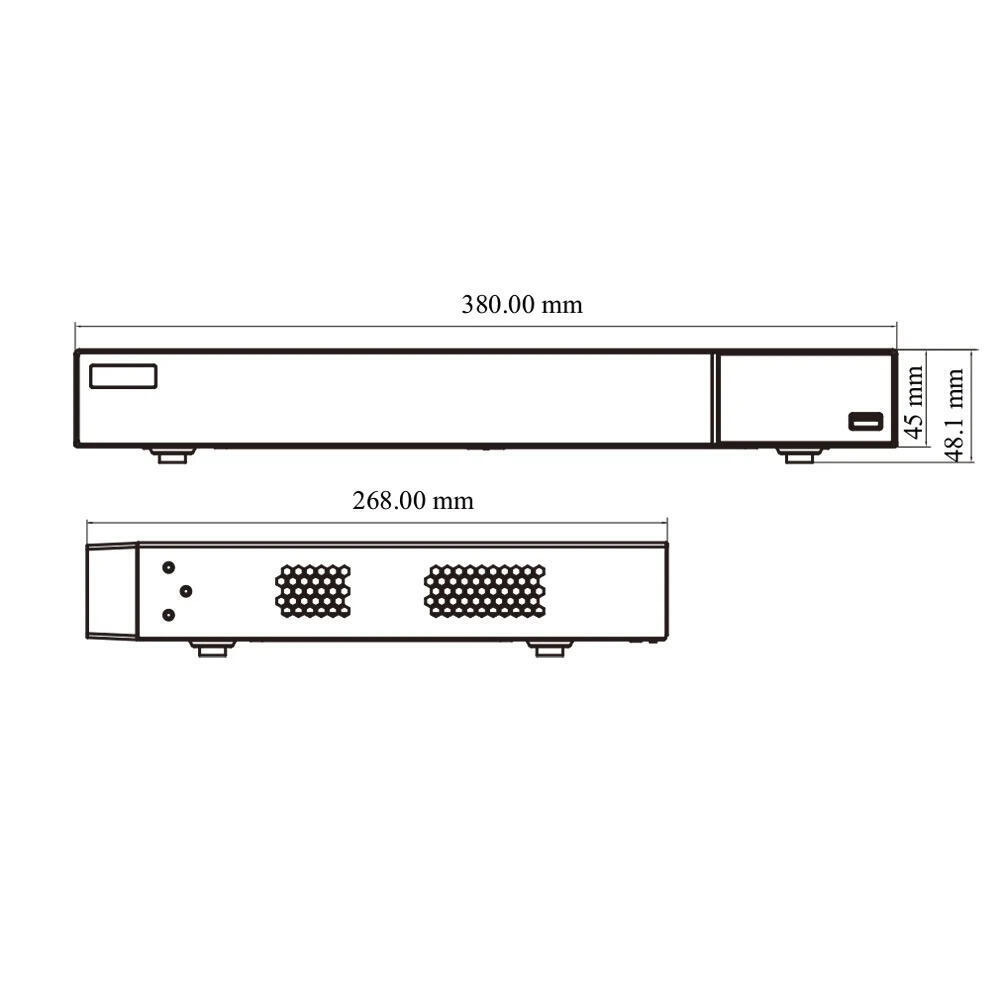 IP-відеореєстратор 16-канальний 16Mp TVT TD-3316H2-B2-B (192-192) (1838825)