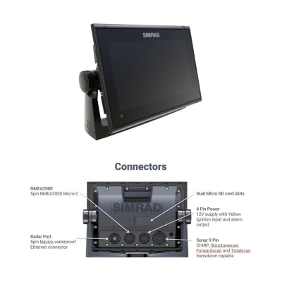 Ехолот Lowrance GO9, XSE ROW ACTIVEIMAGING 3-IN-1, GPS (000-14841-001)