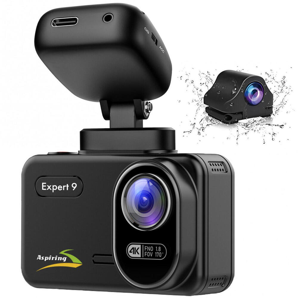 Відеореєстратор Aspiring Expert 9 Speedcam, WI-FI, GPS, 2K, 2 camers (EX123SS) (1780469)