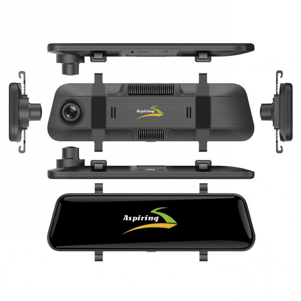 Відеореєстратор Aspiring Maxi 4 Speedcam, WIFI, GPS, 4K, X2 Camers (дзеркало заднього виду) (MA1050WSPC) (1780470)