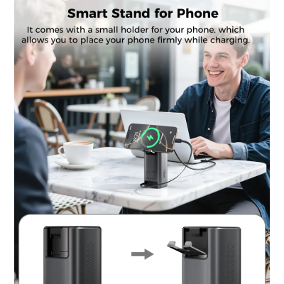 Батарея універсальна Choetech 20000mAh, PD/130W, QC, AFC , TFT, pass-through charging (B815C)